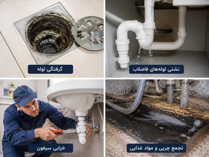 علت پخش بوی نامطبوع از لوله فاضلاب